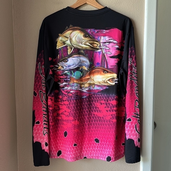 SALT BANDITS Mens Ultra Lightweight UV 50 Fishing Performance Rash Guard - Picture 7 of 7